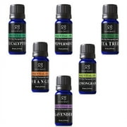 Aromatherapy Top 6 Essential Oils 100% Pure & Therapeutic grade - Basic Sampler Gift Set & Premium K