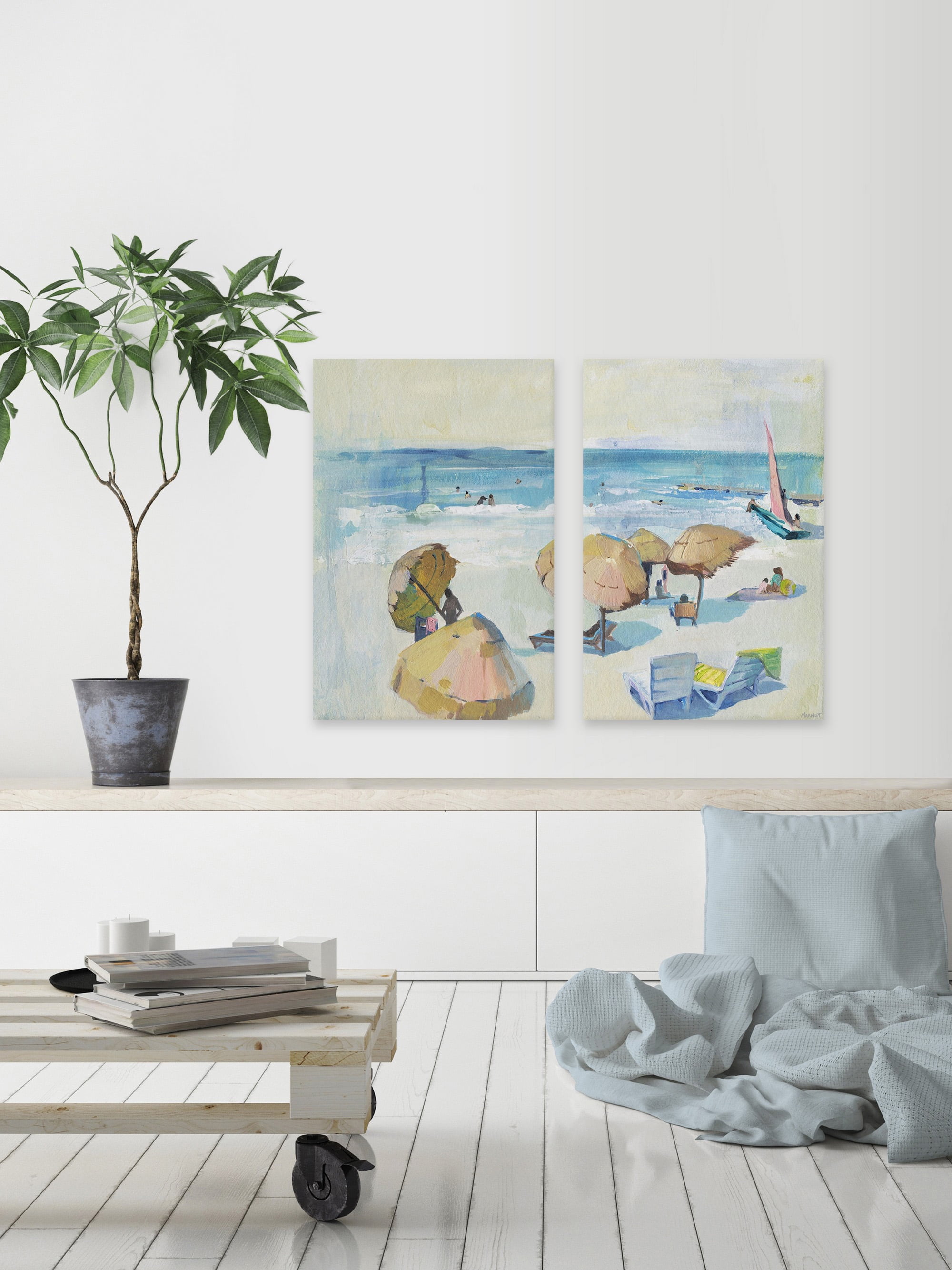 Marmont Hill Summer Sea Diptych