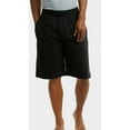 thumbnail image 2 of DailyWear Mens Knitted Pajama Sleep Pants Black Short, Small, 2 of 3