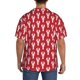 thumbnail image 3 of Fotbe Cartoon Lobster Camisa Estampada de Manga Corta para Hombre, Casual de Verano, Estilo Playero, Sin Arrugas-Large, 3 of 5