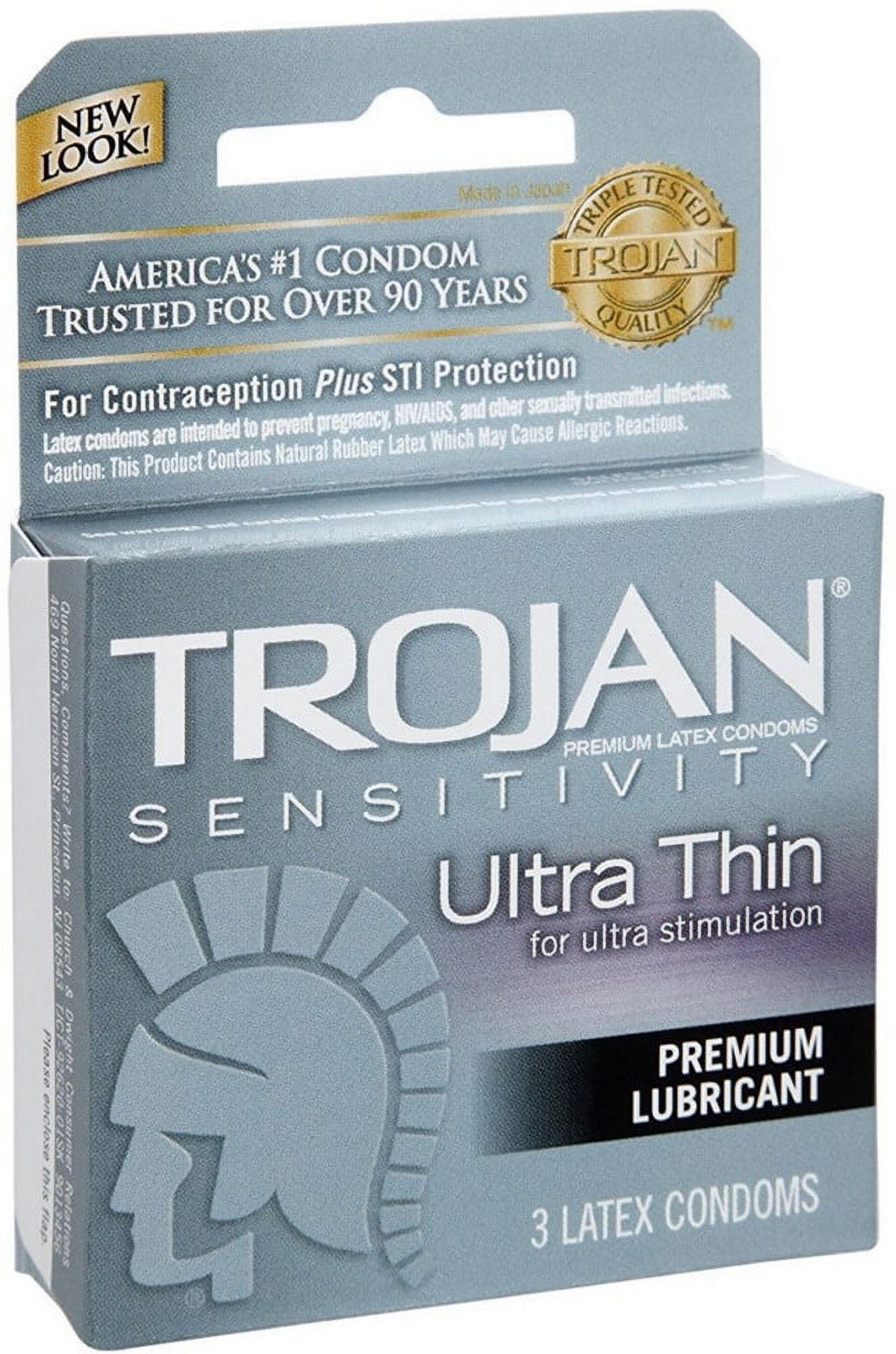 Trojan Supra Bareskin Non-Latex Ultra Thin Lubricated Condoms