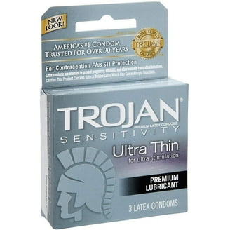 trojan supra non lubricated Trojan Supra Non-Latex Bareskin Lubricated Condoms Delivery Near Me | Order  Online main image 1