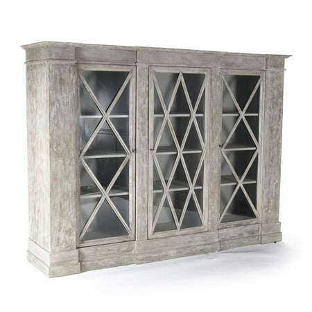 Tristao Traditional Charcoal Display Cabinet