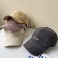 thumbnail image 2 of Gorra de béisbol para mujer, de verano, con gran circunferencia de la cabeza, fina, estilo coreano, moderna, combinable, estilo japonés, marca de moda, gorra de cara pequeña, 2 of 6