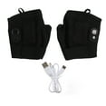 thumbnail image 2 of Electric Heated Gloves, Anti Skid Wide Use Electric Half Hand Warmer USB 3 Gears With Data Cable For Riding, 2 of 8