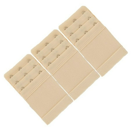 

DENGDENG Womens Stretchy 3 Hooks Bra Extender Soft and Comfortable 3PCS Bra Strap Extender