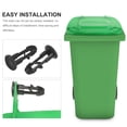 thumbnail image 6 of Green Plastic Trash Can Lid Cover for Outdoor Waste Bin, Weather-Resistant Garbage Can Top, 6 of 6