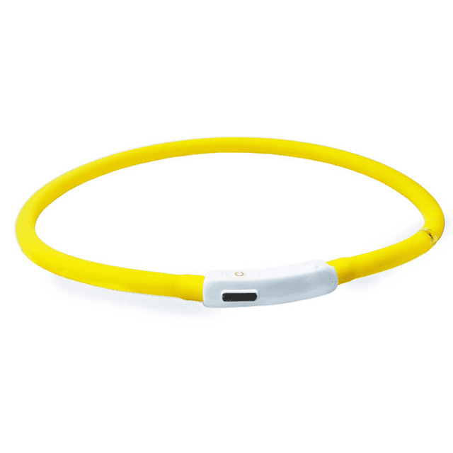 Collar de perro LED, lámpara de collar de seguridad de TPU, adecuada para perros pequeños y medianos