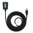 thumbnail image 1 of Cabledeconn Cable USB2.0 a puerto serie RS232 Cable convertidor adaptador hembra longitud de 1,83 m, 1 of 7