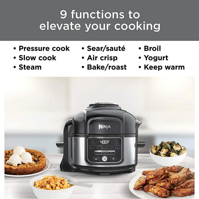  Ninja Foodi 9-in-1 Pressure Cooker and Air Fryer with