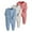 Blue, variant on Utlike Baby Boys Bodysuits Children'S Spring And Autumn Three Piece Long Sleeved Foot Romperpajamas Clothing Lightweight Playsuits For Size 9 Months-12 Months
