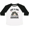 thumbnail image 3 of Inktastic Just a Girl Who Loves Adventure Girls Toddler T-Shirt, 3 of 5