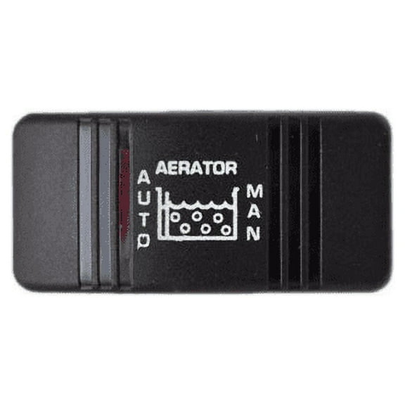 Carling Boat Rocker Switch Actuator Cover | Aerator Auto / Man Black