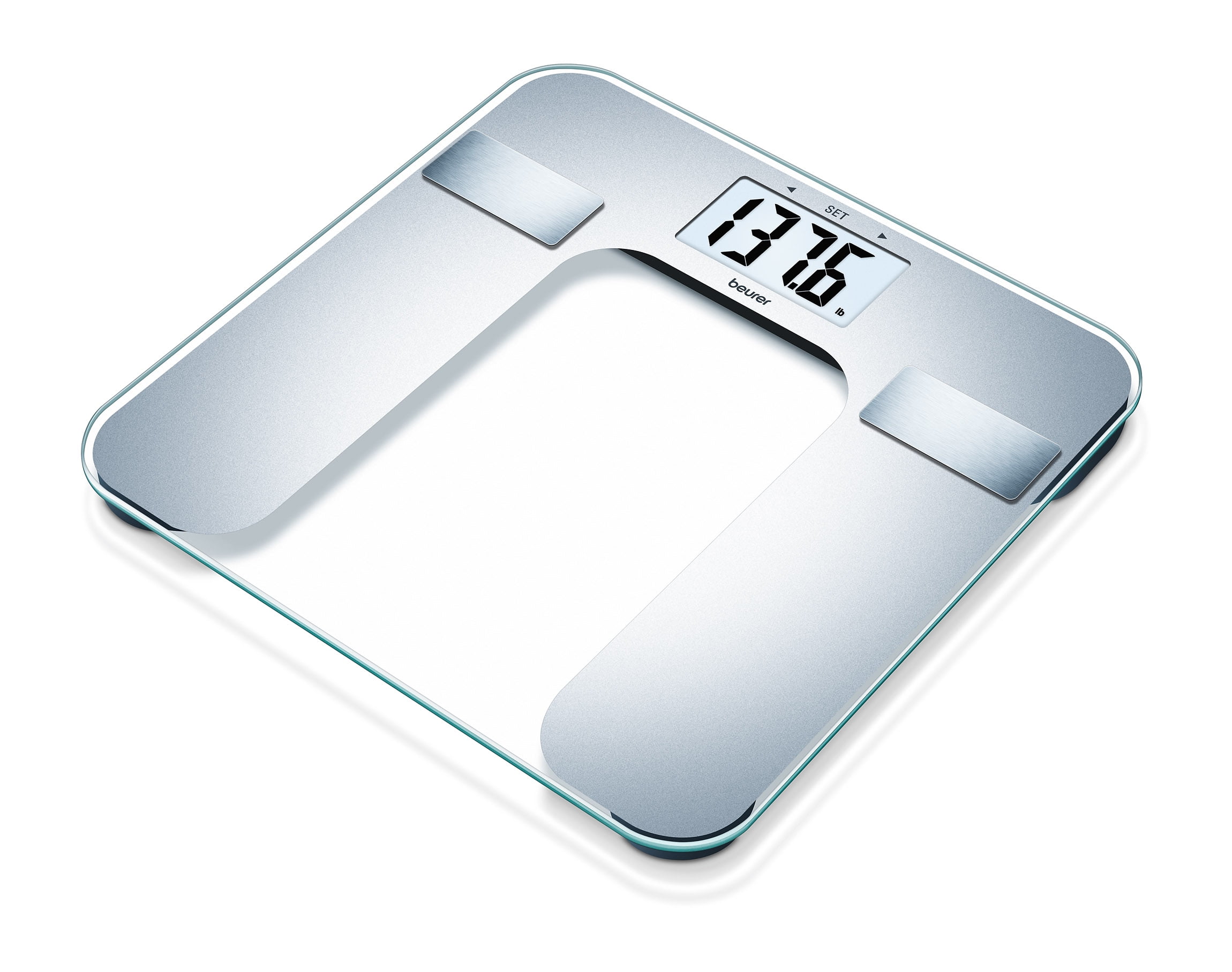 Beurer Body Fat Scale, BF221 | XL Digital Weight Scale & Body Fat Analyzer | Measures Body Weight, Body Fat, Body Water, Bone Mass & Muscle%, Auto Recognition | 10 Memory Spaces, for Weight Control