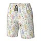 thumbnail image 4 of Balery Flower Rabbit Traje de Baño Estilo Hawaiano para Hombre, Shorts de Secado Rápido con Bolsillos-Small, 4 of 6