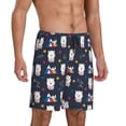 thumbnail image 2 of Fotbe Llamas 1 Pantalones Cortos de Pijama para Hombre, Ropa de Dormir, Pantalones de Pijama Cortos para Hombre-XX-Large, 2 of 6