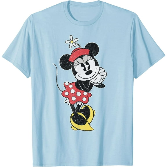 Vintage Minnie Mouse Sweetheart Pose DTG Print Unisex T-Shirt