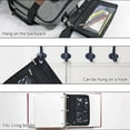 thumbnail image 4 of 2 Pack Pencil Pouch Stationery Bag for 3 Ring Binder, Expandable Large Capacity Binder Pouches with Zipper, Pen Pencil Holder Case with Clear Window, 4 of 6