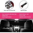 thumbnail image 3 of PIOE-Car LED Strip Light, 24 LEDs RGB Neon Interior Atmosphere Lights, 12V Under Dash Ambient Night Light, Cigarette Lighter Auto Interior Decorative Lamp, Car Accessories (White), 3 of 4