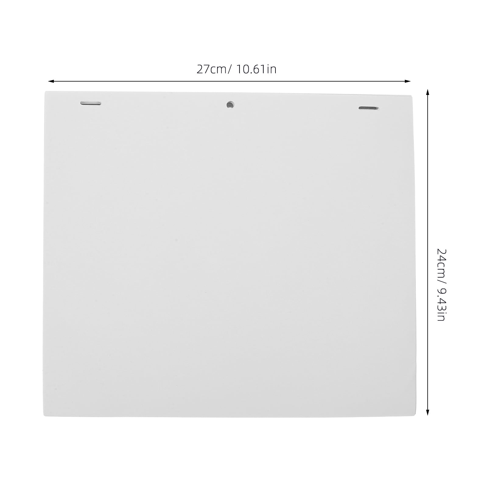 PBPBOX 200Pcs White Paper for Drawing with Three-Hole Design for Beginners Individual Painting