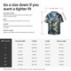 thumbnail image 5 of Fotbe Largemouth Bass Jumping Out of The Water Camisa Estampada de Manga Corta para Hombre, Casual de Verano, Estilo Playero, Sin Arrugas-4X-Large, 5 of 5