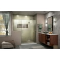 thumbnail image 5 of DreamLine Unidoor-X 71-71 1/2 in. W x 72 in. H Frameless Hinged Shower Door in Brushed Nickel, 5 of 12