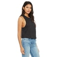 thumbnail image 3 of Ladies' Racerback Cropped Tank - DARK GRY HEATHER - L, 3 of 3