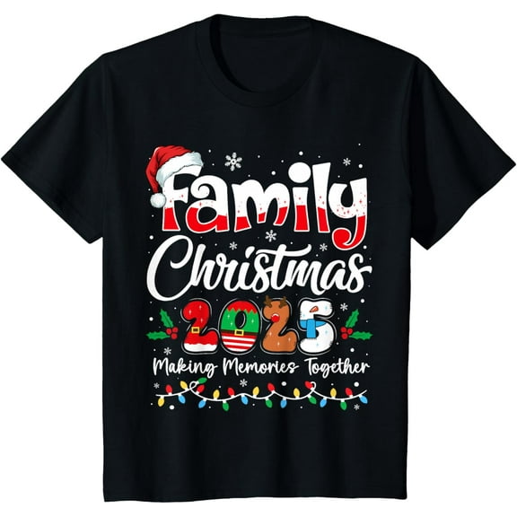 Girls Holiday Christmas Tee Kids Seasonal Graphic Shirt