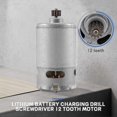 thumbnail image 5 of 18V DC Motor for Kids Electric Ride-On Cars, RC Vehicles, and Baby Car Gearbox with 12 Teeth Engine, 5 of 5