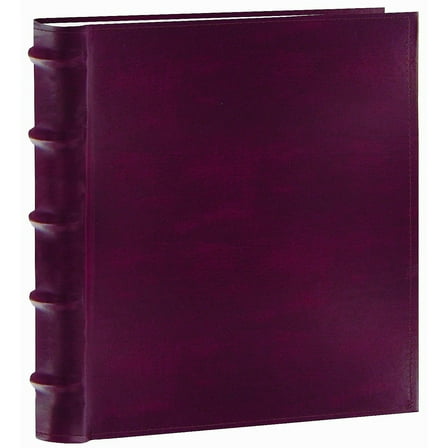 Pioneer Photo Albums 200-Pocket European Bonded Leather Photo Album for 4 by 6-Inch Prints, Burgundy