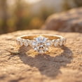 thumbnail image 6 of Rosec Jewels Lab Created Diamond Engagement Ring for Women (E-VS1 Quality) - IGI Certified Diamond Solitaire Ring, 14K Yellow Gold, US 3.50, 6 of 8