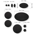 thumbnail image 4 of Repair Patches for Jackets, Tent, Shoe, Air Mattress, PVC Gear - Waterproof, Self-Adhesive, Tear-Cold-Heat-Resistant, Down Puffer Coat (11 Pieces Kit, Black), 4 of 12