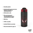 thumbnail image 6 of Zak Designs 25oz Spiderman Kids Straw Water Bottle, Durable Plastic Park Bottle with Easy-Open Locking Spout Cover for Travel, Built in Carry Handle, 6 of 10
