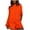 Orange, variant on LOVZFMLL Women's Fashion Bodyguard Set With One Line Neck And Off Shoulder Loose Two Piece Set White XL