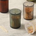 thumbnail image 5 of Yinguo Plastic Toothpick Holder Dispenser, Tooth Picks Lot Container with 500 Pieces Bamboo Round Toothpicks for Teeth Appetizer and for kitchen (Clear), 5 of 5