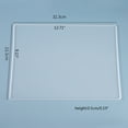 thumbnail image 5 of Aellinatey Rectangular Mold Writing Drawing Board Moulds Silicone Table Mat Making Mould, 5 of 6