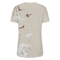 thumbnail image 5 of Dyfzdhu 250th Anniversary Usa Shirt T Shirts For Women Fashion Daily Casual V Neck Short Sleeve Tops Loose, 5 of 7
