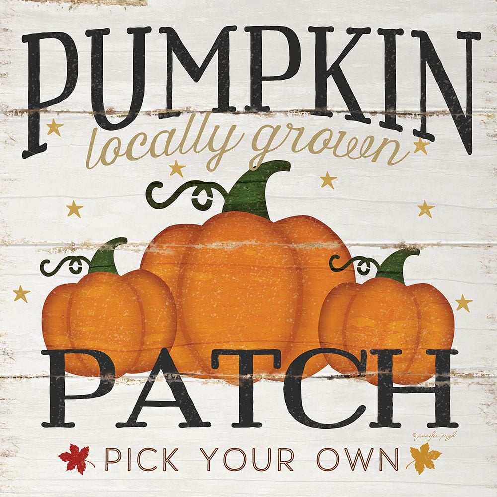 Pumpkin Patch Poster Print by Jennifer Pugh