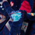 thumbnail image 5 of Paokuoon Kids Pajamas Flannel Robe Toddler Soft Hooded Cartoon Printed Fall Winter Printing Sleepwear for 2-13 Years, 5 of 6