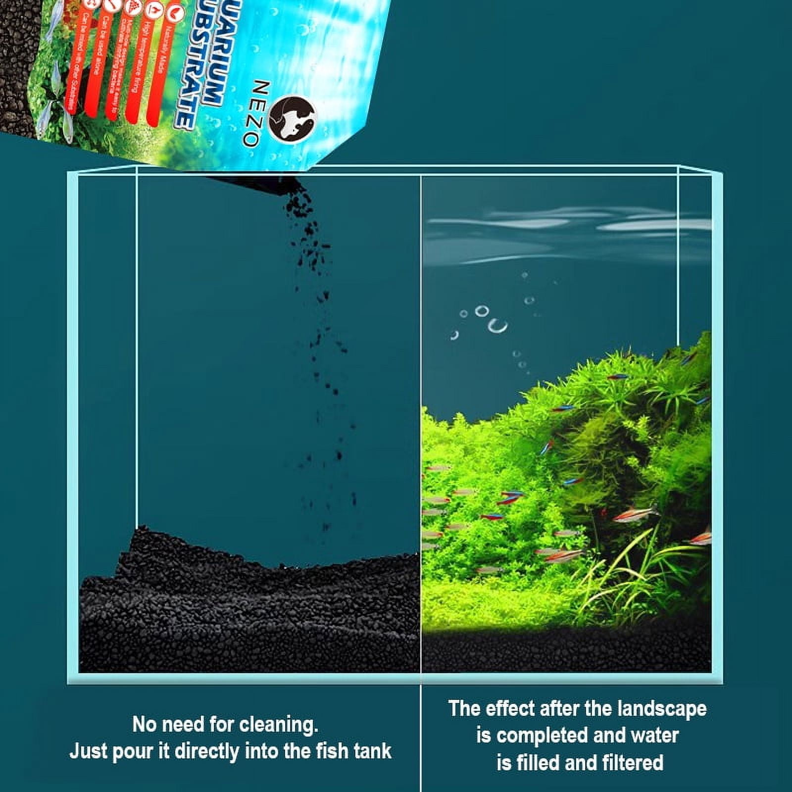Aquarium Plant and Shrimp Brown Substrate Gravel Stratum 21lbs, Value 3-Pack For Aquarium Fish Tank