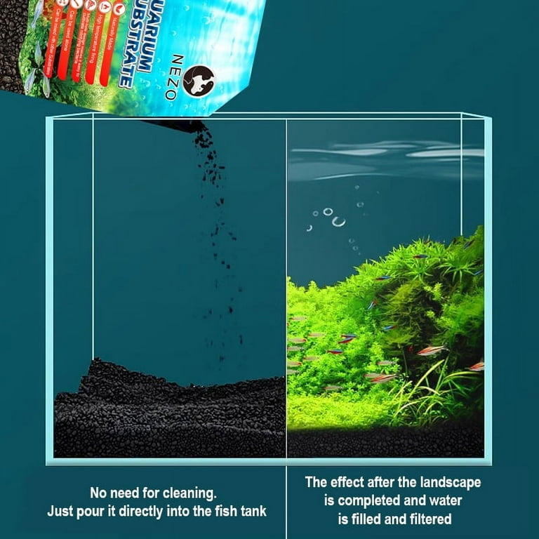 Aquarium Plant and Shrimp Brown Substrate Gravel Stratum 21lbs, Value  3-Pack For Aquarium Fish Tank - Walmart.com