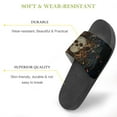 thumbnail image 3 of GZHJMY Stylish Slides for Women Men, Human Skull on Dark Natural Mystery Soft Flexible Slip-on Sandals Slippers, 3 of 7