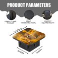 thumbnail image 2 of Hitch Cover Fits For 2-Inch Hitch,Cute Corgi Running Through Sunflowers And Smilingrubber Trailer Hitch Cover Tube Plug Insert,Car Exterior Accessories, Receiver Tube Hitch Plug, 2 of 6