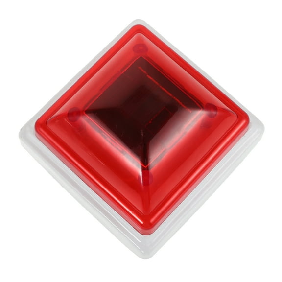 Raindrops Post Topper Solar Light Solar Warning Light Outdoor Fence Cap Light Strobe Warning Light