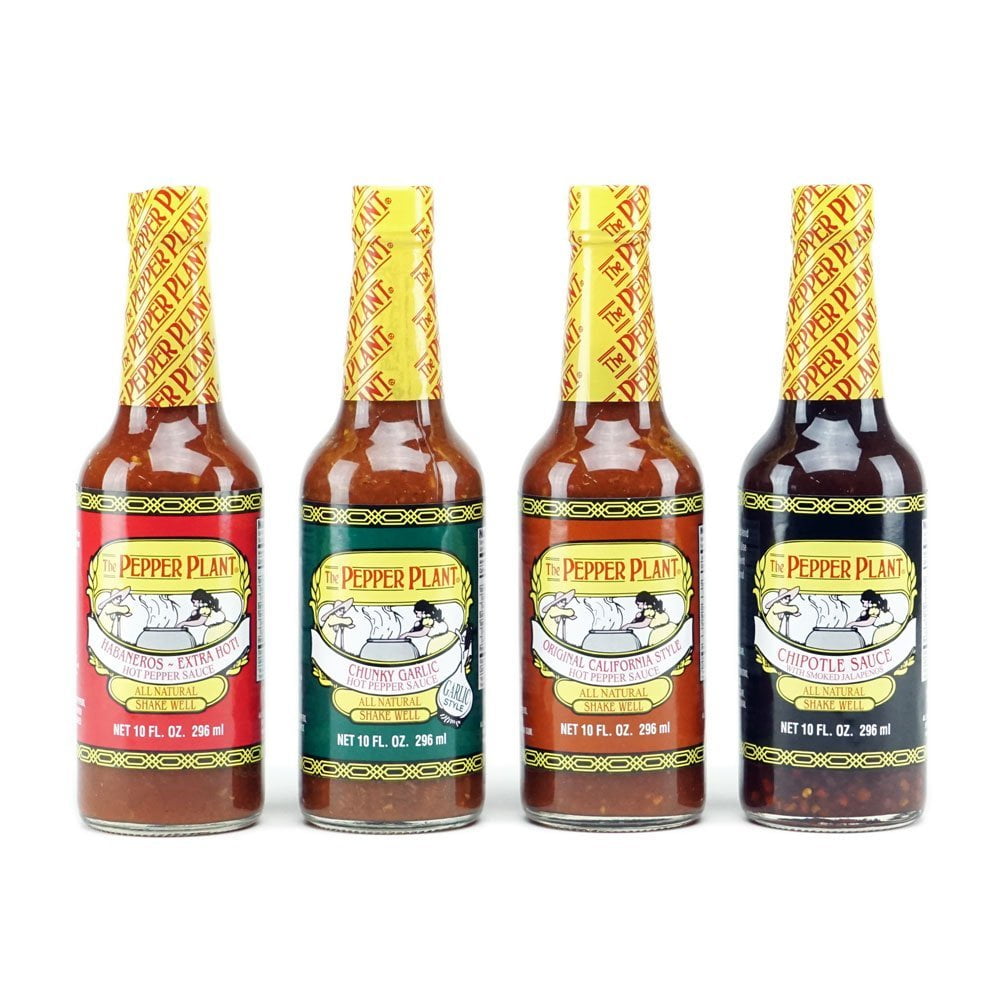 The Pepper Plant Hot Sauce 4-pack - Walmart.com - Walmart.com