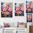 thumbnail image 4 of Designart "Dreamy Tropical Palette Of Plumeria" Plumeria Floater Framed Canvas Wall Art, 4 of 5