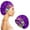 Purple, variant on Women's Silky Satin Head Scarf Hair Wrap Cap Hat Headband Sleeping Bonnet