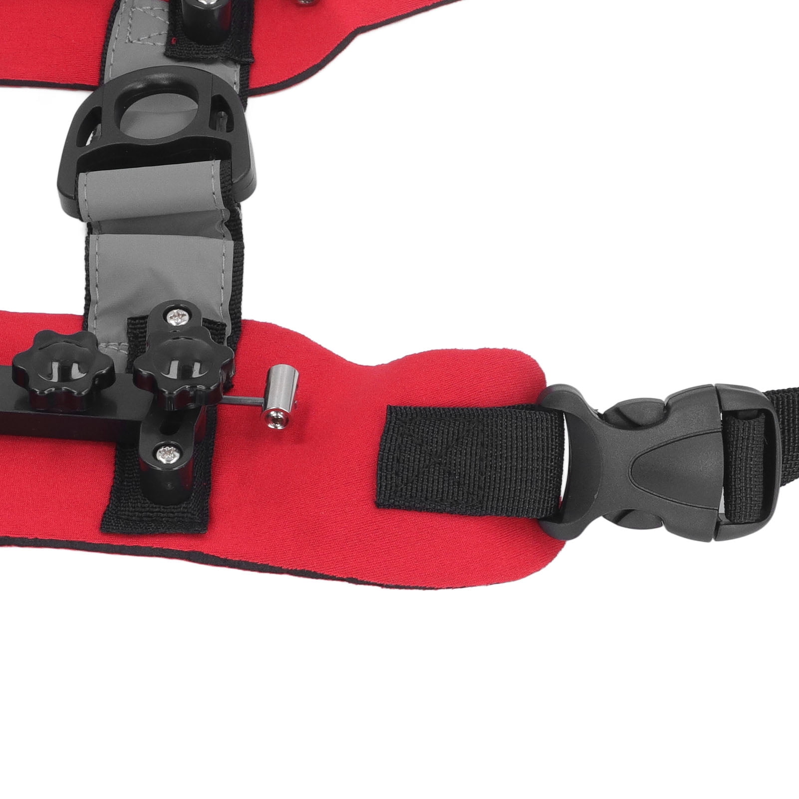 Riousery Ring Harness for Blind Dog Easy Fixation Sturdy Adjustable Blind Dog Ring Bumper Guards for Blind Pets, Protective Vest Ring for Vision Impaired Dogs Cats, Red M (Medium) Size