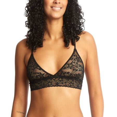 

Hanky Panky Night Fever Triangle Bralette (157426) Small Black/Gold