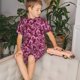 thumbnail image 4 of Balery Orchids Flowers Conjunto de Pijama Infantil de Manga Corta con Estampado – Ropa de Dormir de Algodón Suave-Large, 4 of 6